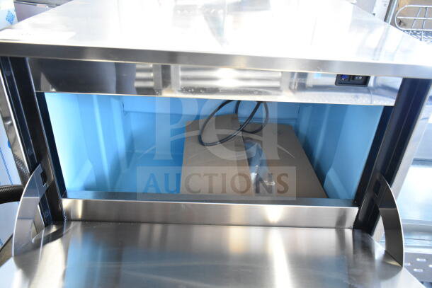 Brand new Avantco Ice Diamond EUC-H-230-A undercounter ice machine with 77 lb. bin, 223 lb. capacity, 115V, 1 phase.