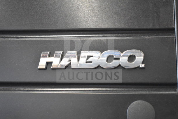 Habco SE18 Commercial Cooler; single door, 115V, 1 phase, visible Habco logo; ideal for merchandising.