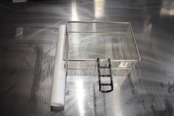 6-piece set including new Estella 348PEDS45B outer upper roller for EDS18D dough sheeters and fry basket.