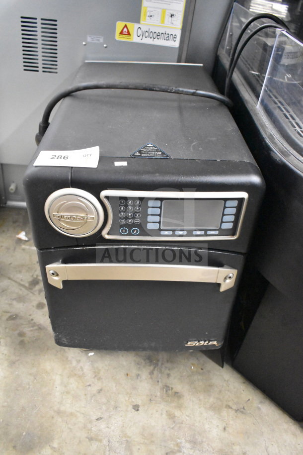 2017 Turbochef NGO rapid cook oven, black, electric, 208/240V, 1 phase, with control panel, fair condition.