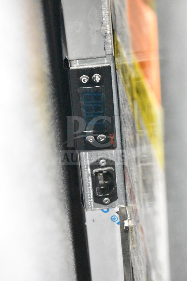 2017 Delfield GUR72P-D digital control panel, power switch visible.