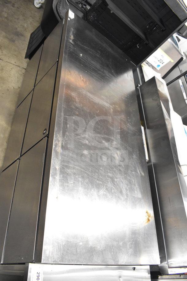 2017 Delfield GUR72P-D 6-drawer undercounter cooler, stainless steel, 115 volts, 1 phase, used condition.
