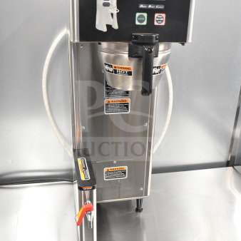 2018 Bunn SINGLE TF DBC Commercial Coffee Machine, stainless steel, 120/208-240V, 1 Phase, countertop model, digital display.