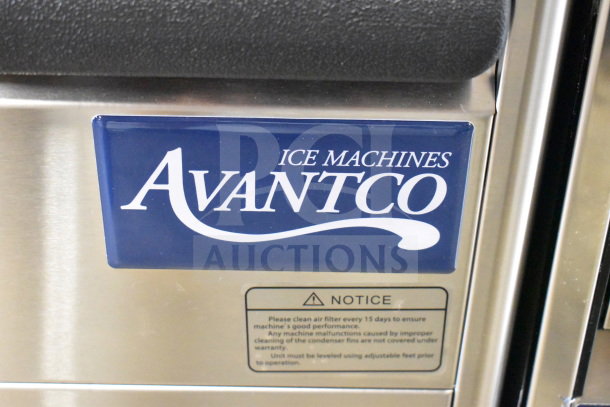 BRAND NEW SCRATCH AND DENT Avantco 194UN200A Commercial Undercounter Dishwasher, 115V, 1 Phase, marked for performance notice.