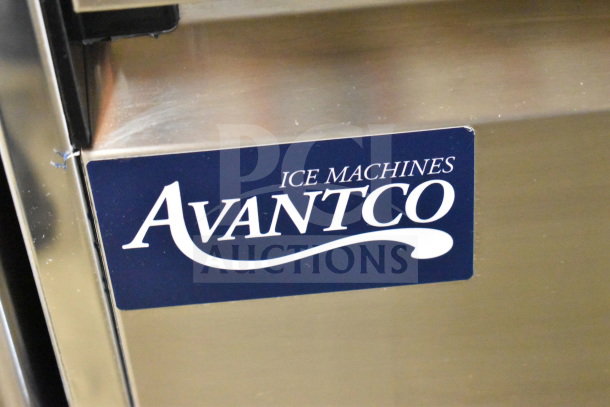Brand new Avantco 194EUCG80A undercounter ice machine, scratch and dent, 33 lb bin, 77 lb capacity, 115 volts, 1 phase.