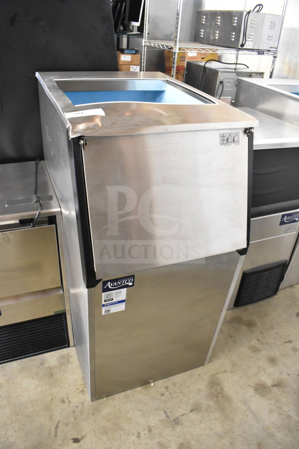 Brand new 2025 Avantco 194EBIN40022 22" stainless steel ice storage bin. Minor scratches, holds 400 lbs.