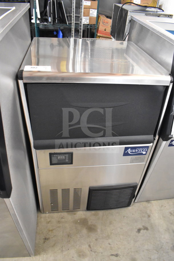 Brand new Avantco 194UN300A undercounter ice machine. Features full cube production, 115V, 1 phase. Scratch and dent model.