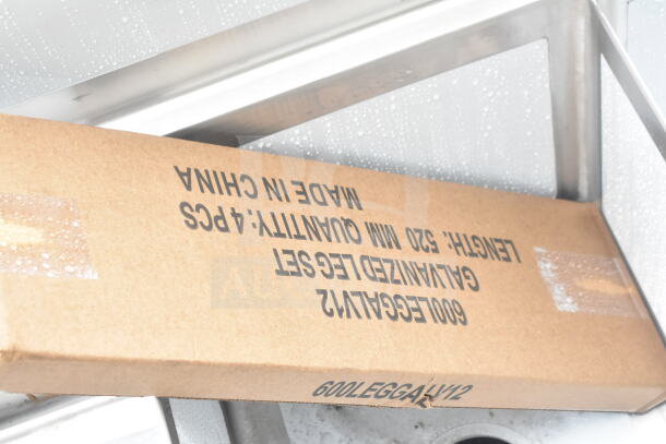 Brand new Steelton 522CS31416LR 66" three-compartment sink with two 12" drainboards. Includes 14" x 16" x 12" sink bowls.