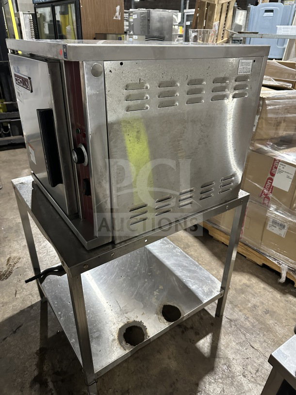 Crown SX-5 countertop stainless steel convection steamer, electric, model SN: 1032449-1RR-0134, 208V, used condition.