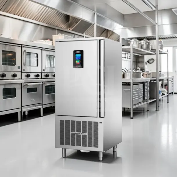 American Panel AP12BCF110-3 HURRiCHiLL™ blast chiller, stainless steel, 24-pan capacity, UL & NSF certified, 208V/3 phase.