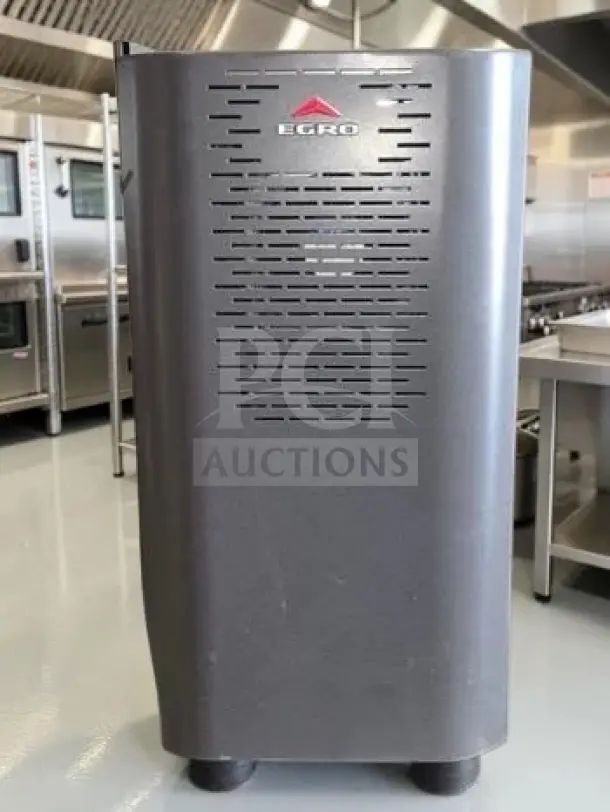 Egro KS9 commercial countertop milk refrigerator, 6.5-liter capacity, with integrated milk pump and level sensor, fully tested.
