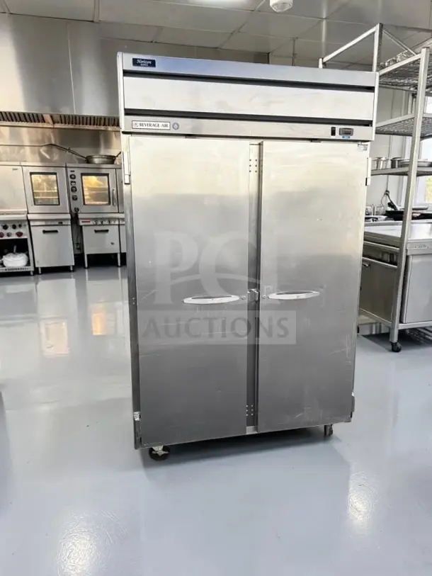 Beverage-Air HFP2-1S Horizon Series 52" two-door reach-in freezer, excellent condition, ENERGY STAR, fully tested.
