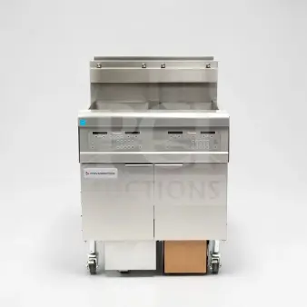 Frymaster FPGL230CA-NG OCF30™ 2-Vat Fryer, 60 lb, immaculate condition, ENERGY STAR®, tested and operational.