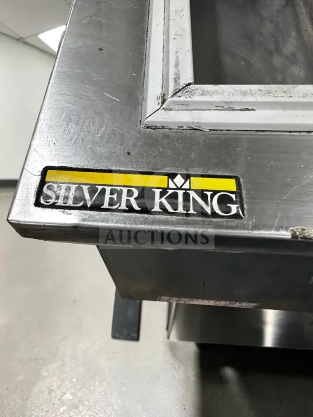 Silver King SKFDI23-ELUS1 ice cream dipping freezer, 22.5" drop-in, two-section, ETL listed, remarkable condition.