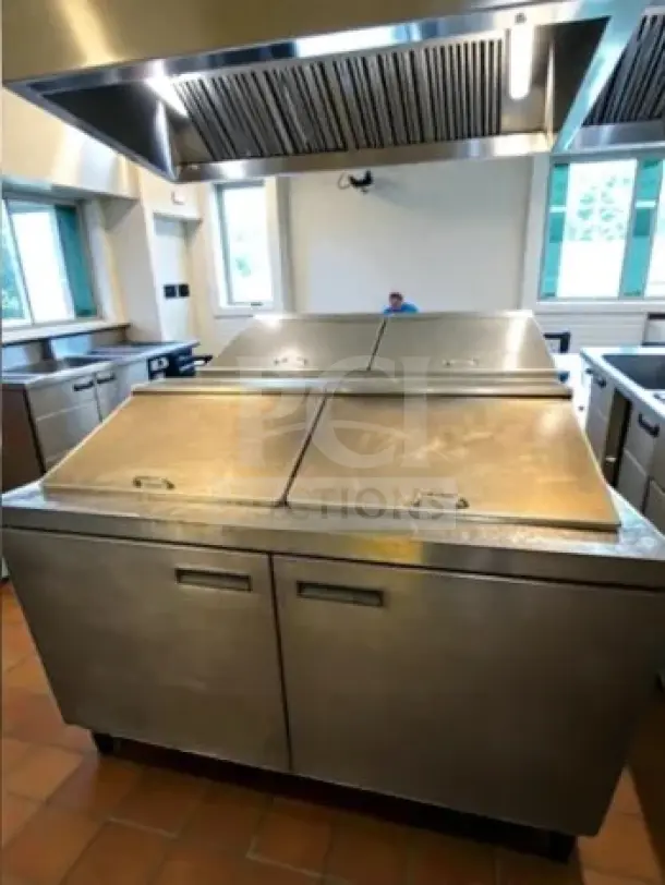 Flawless Delfield 4460NP-24M 60" mega top refrigerated prep table, 24 pan capacity, 20.2 cu. ft., NSF/UL listed, 115V.