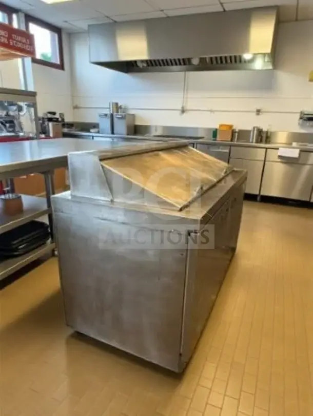 Flawless Delfield 4460NP-24M Mega Top Prep Table, 60", 24 pan capacity, 20.2 cu. ft., 115V, NSF/UL Listed, fully tested.