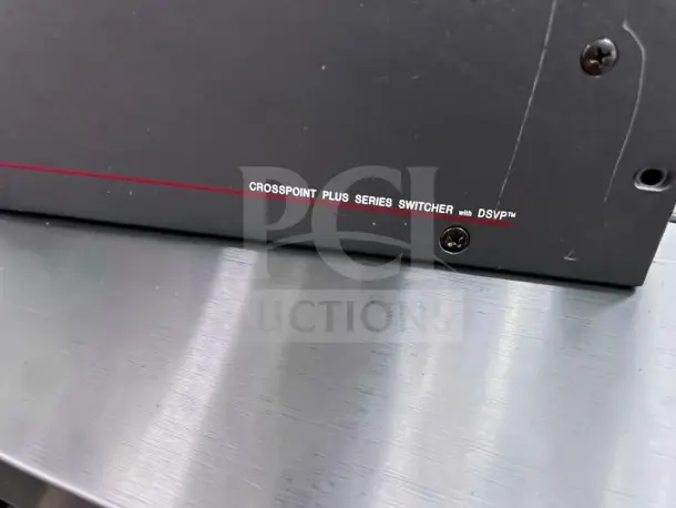 Extron CrossPoint Plus 1616 HVA matrix switcher, features 16x16 RGBHV and stereo audio, 425 MHz, fully tested, operational.