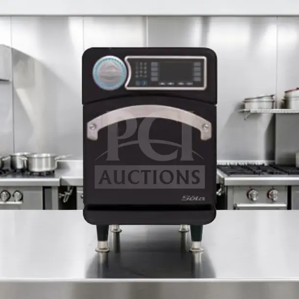 TurboChef Sota i1 ventless oven, black, fully tested, operational, rapid cook convection/microwave, model NGO, 208/240V.