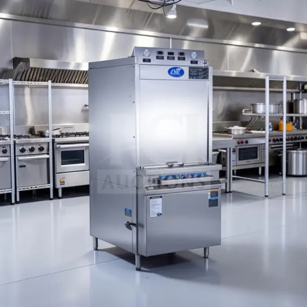 Outstanding condition LVO FL14F commercial washer, 14-pan capacity, 460V 3-phase, fully tested, operational.