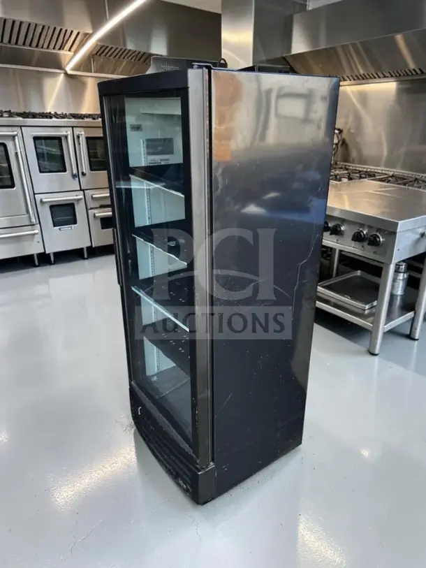 IDW G-12-F334B-HC 25″ Single Glass Door Merchandiser Cooler, 11.4 Cu. Ft., ENERGY STAR, black, fully tested, excellent condition.