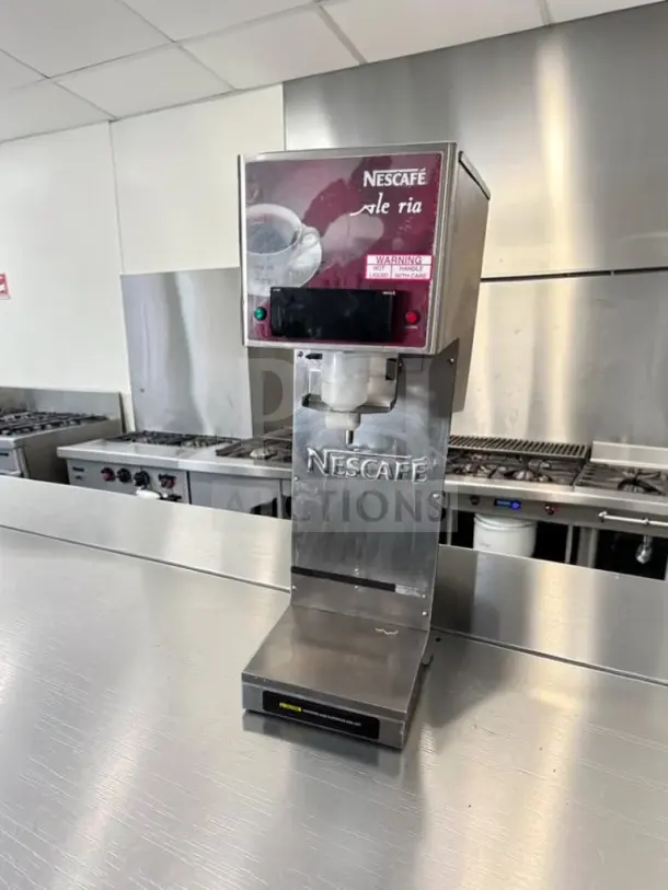 Optimal Condition Grindmaster-Cecilware JAVA 2QB dual-hopper coffee dispenser. Nescafé branding, tested, operational, 120V.