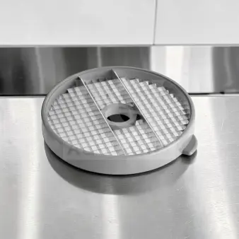 Pristine Robot-Coupe 28119 dicing grid, 3/8"×3/8", new condition, genuine OEM, 10×10 mm, ready for use.