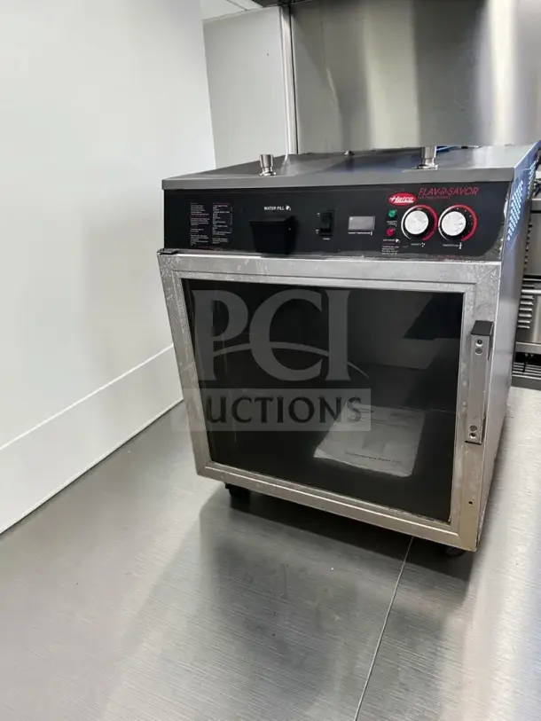 Hatco FSHC-6W1 Flav-R-Savor heated holding cabinet, 1/2 height, 6 pan capacity, NSF & UL listed, fully tested, operational.