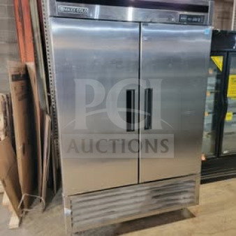 Maxx Cold MCF-49FD commercial 2-door stainless steel reach-in freezer in tested, working condition for sale.