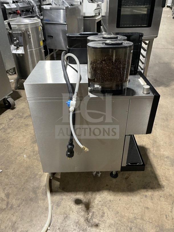 Melitta Cafina CT8-2G-2TF-WO-0-1/S-T commercial espresso machine, stainless steel, super-automatic, 208V, good condition.