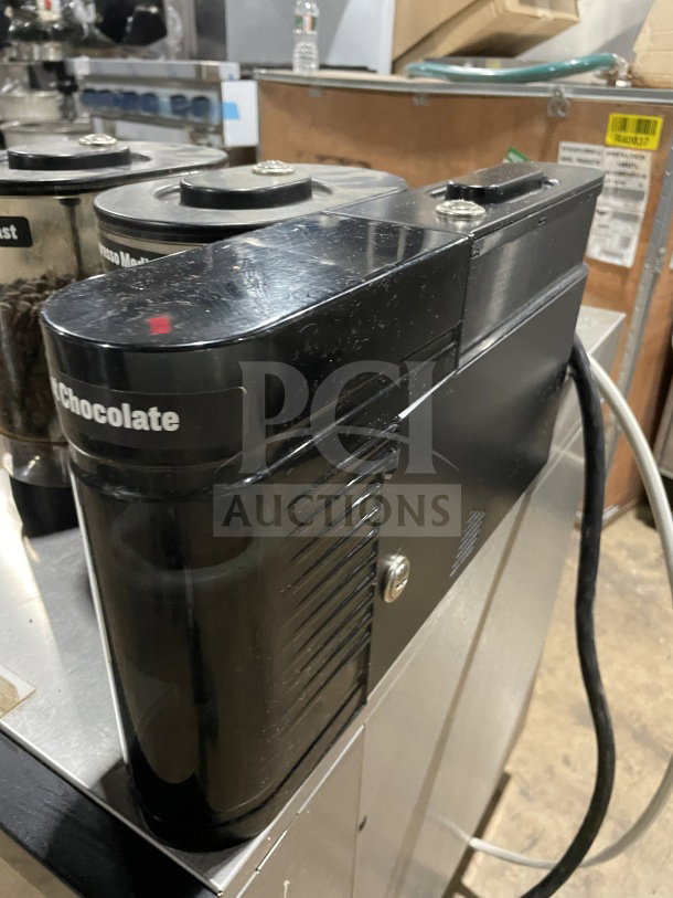 Melitta Cafina CT8-2G-2TF-WO-0-1/S-T S0256 commercial espresso machine, stainless steel, 208V, 2 Phase, used condition.