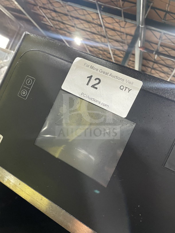 MerryChef Eikon E2S black countertop high-speed rapid cook oven, serial number 2205213093138, shown with auction label.