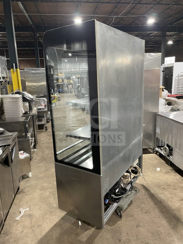 Sifa stainless steel refrigerated open grab-n-go display case, Model GAEP6L126N07I0, commercial use, good condition.