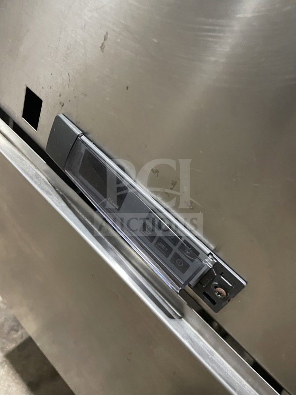 Sifa stainless steel refrigerated display case, model GAEP6L126N07I0. Features control panel, 220-240V, good condition.