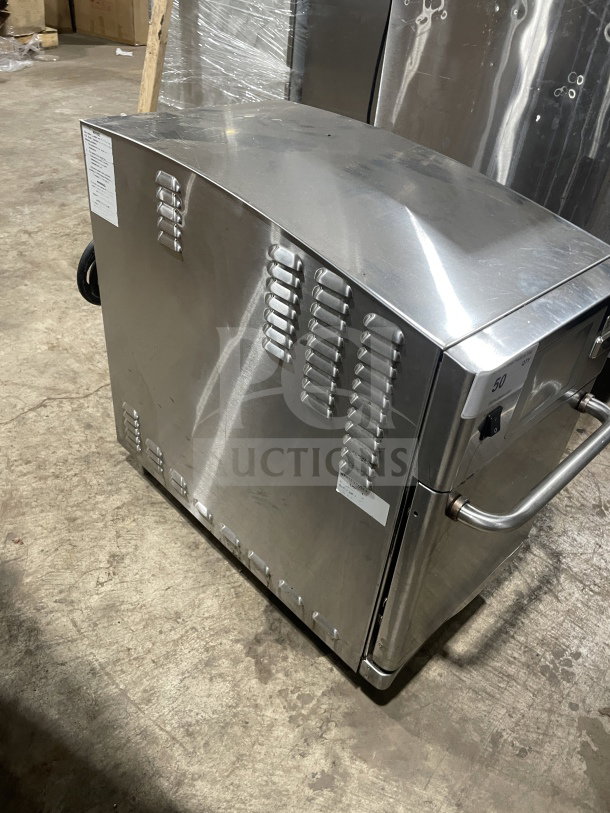 MerryChef Eikon E2 stainless steel turbo convection oven; ventless, electric, easy touch control, Model: Eikon, SN: 1410213091445.