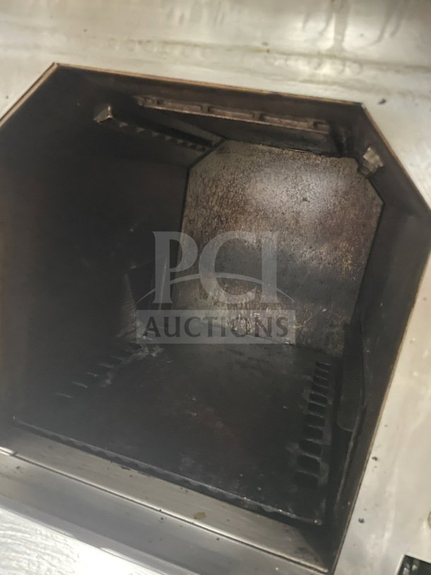 MerryChef Eikon E2 ventless turbo convection oven interior, stainless steel, used condition, electric, 208/240V, SN: 1410213091445.