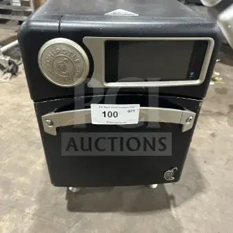 TurboChef NGO commercial electric rapid cook oven, digital push controls, 208/240V 1Phase, Chipotle branding, good condition.