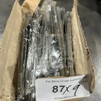 Cambro Lugano Series 12" black stainless steel tongs, model 12TGS110, brand new in packaging, 9 in lot.