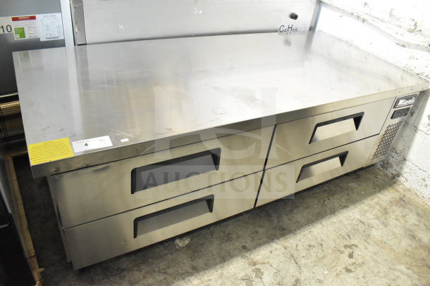 BRAND NEW 2024 Migali C-CB72-HC 4 Drawer Chef Base, scratch and dent, on commercial casters. 115V, 1 Phase. Serial C-CB72-HCN7JC001.