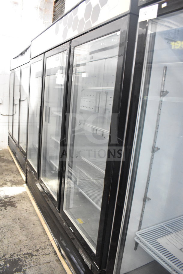 Brand new Migali C-72FM-HC commercial 3-door reach-in freezer on casters, 115/208-230V, scratch and dent condition.