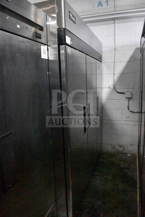 Migali C-3R Commercial 3 Door Reach In Freezer, new, scratch and dent, with commercial casters. Serial: C-3RUSB100317022100920017.
