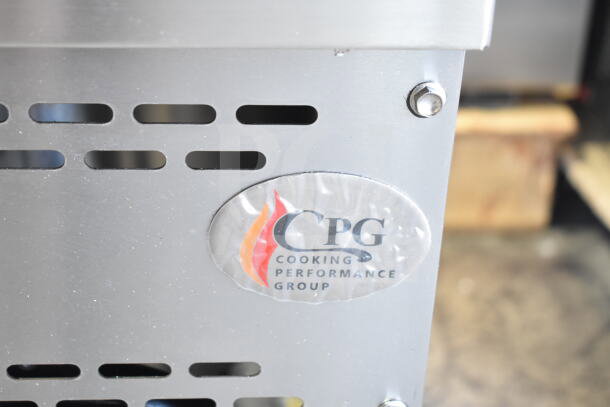 BRAND NEW Cooking Performance Group natural gas wok range, model 351WOKR16N, 16" ring, 125,000 BTU, scratch and dent condition.