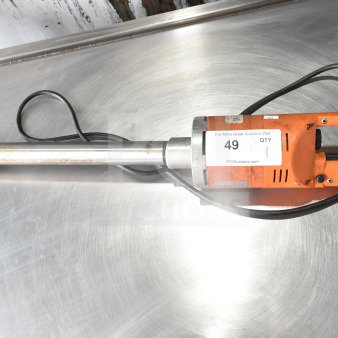 Dynamic MF90 Commercial Immersion Blender. 115 Volts, 1 Phase. Tested and Powers On But Parts Do Not Move