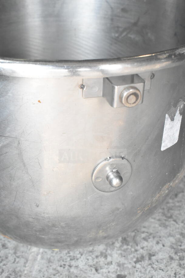 3-piece set for Hobart mixer: two mixing bowls, including Hobart VMLH-40 40-quart, and a whisk attachment. Used condition.