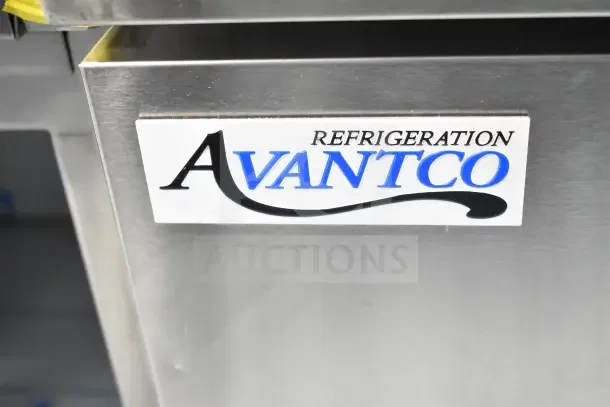 Avantco 178CBE60HC chef base, 2 drawer, new scratch and dent, 115V, 1 phase; Avantco label visible.