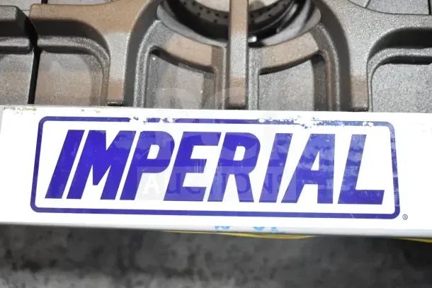 "Imperial Range Pro Series IR-6-XB, 6 burner, 36-inch range, liquid propane, 192,000 BTU, brand new scratch and dent."