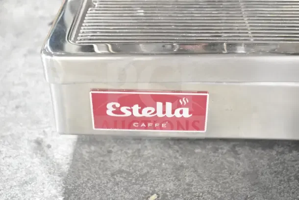 Brand new Estella ECEM2/N2 commercial espresso machine. Scratch and dent condition, includes 3 portafilters. 220-240V, 1 phase.
