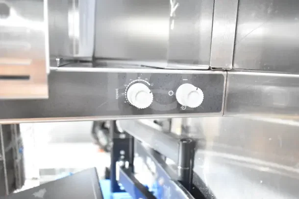 Brand new Vollrath JT1BH conveyor toaster, 2 1/2" opening, 120V, 1 Phase, speed and power controls visible.