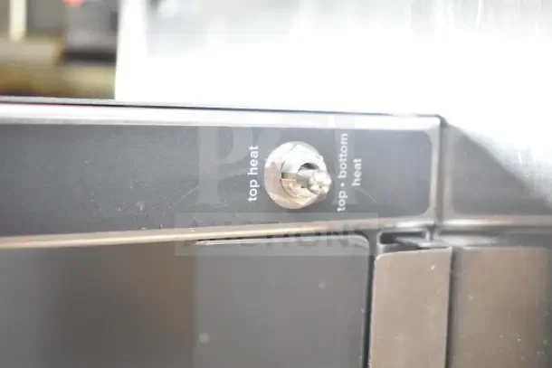Brand new Vollrath JT1BH conveyor toaster control panel, showing heat settings. Scratch and dent condition, 120 volts, 1 phase.