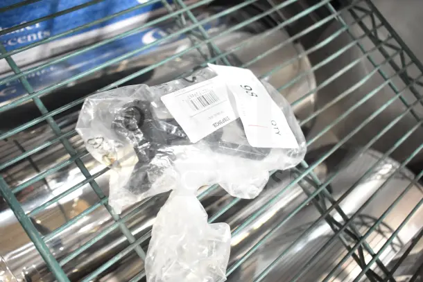 Brand new 378PSM28 tap valve lever in packaging on a metal shelf, labeled "Scratch and Dent," with visible barcode.