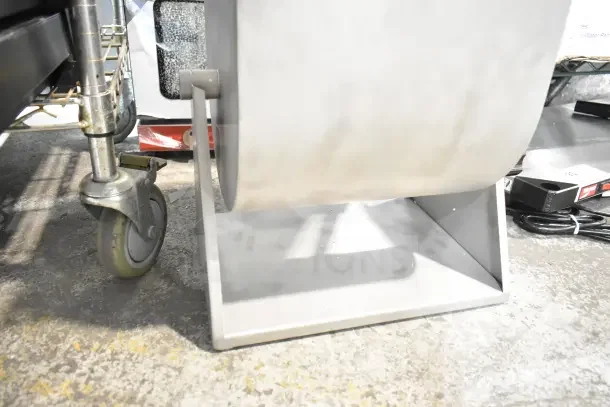 BRAND NEW Backyard Pro BSMM-44T Butcher Series 44 lb. manual tilting meat mixer, removable paddles, scratch and dent condition.